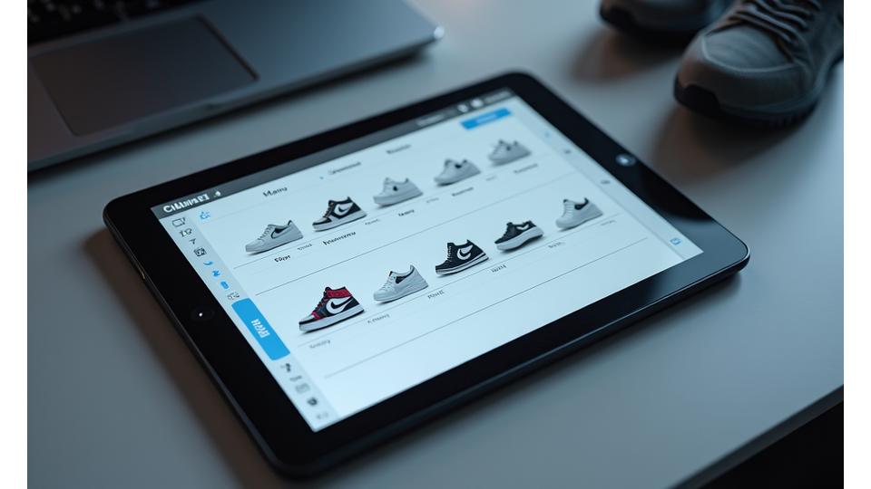 Interactive monthly release calendar showcasing upcoming sneaker drops